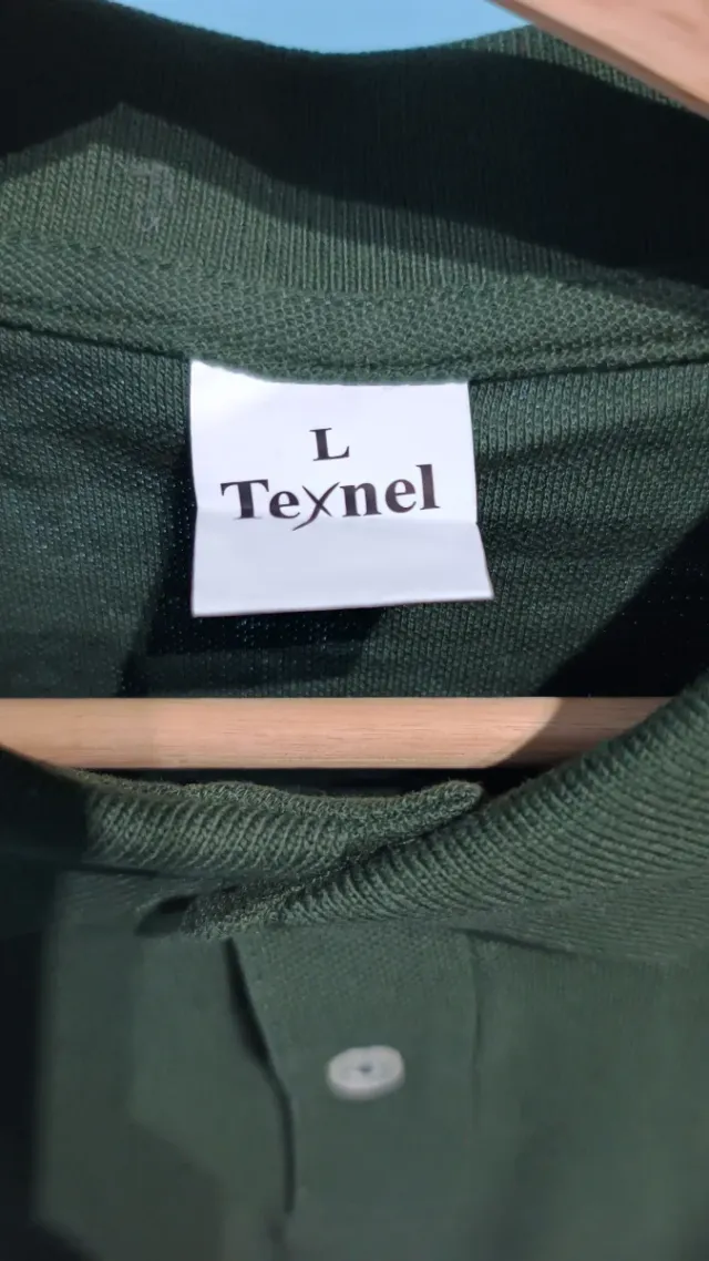 Polo Verde Militar Talla L