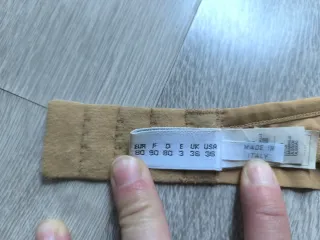 Sujetador La Perla 90B Beige Made in Italy