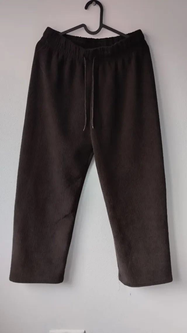 Pantalón pana marrón forro interior Talla M