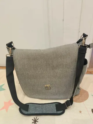 Bolso universal para carrito de bebé gris