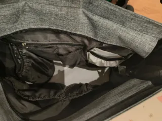 Bolso universal para carrito de bebé gris