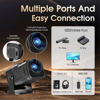 Proyector Portátil WiFi Bluetooth 5.2