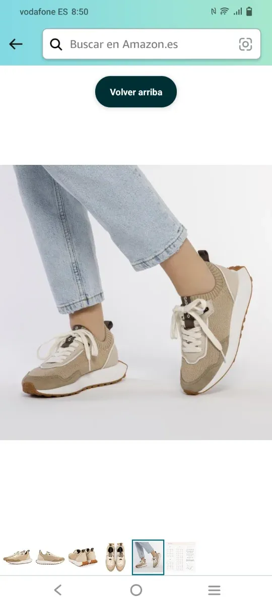 Zapatillas Gioseppo Mujer Beige