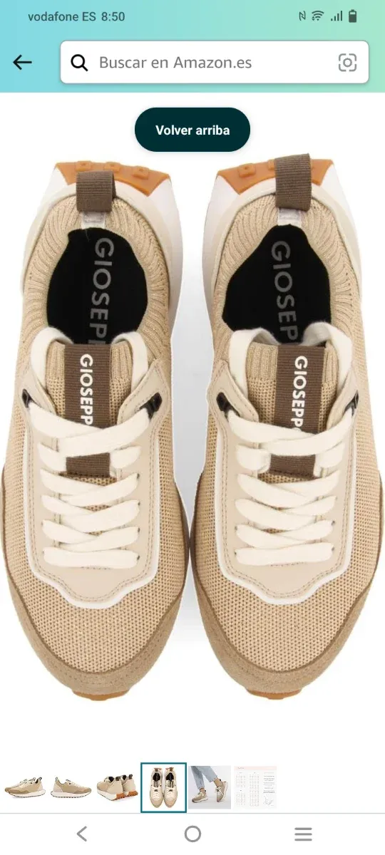 Zapatillas Gioseppo Mujer Beige