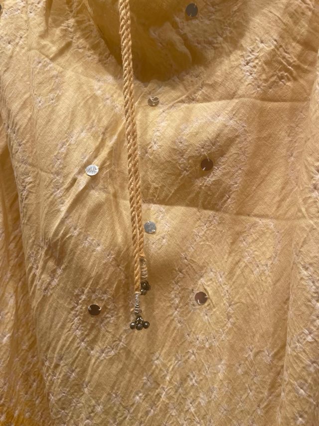 Falda larga algodón.