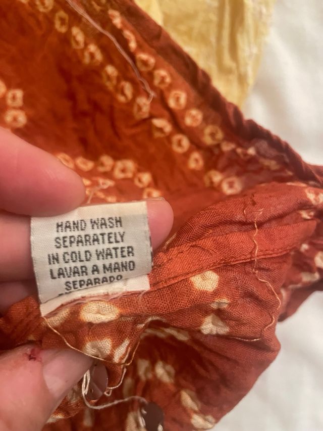 Falda larga algodón.