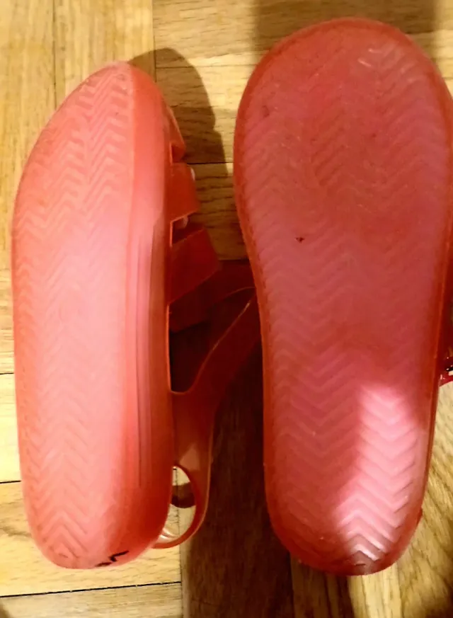 Cangrejeras niña Barbie transparentes