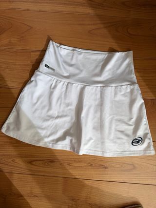 Falda Bullpadel Bosar Blanca Talla L
