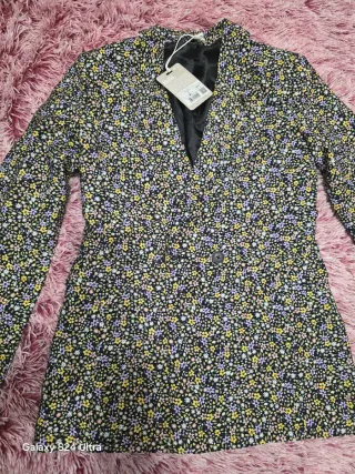 Giacca BzB donna fantasia floreale taglia S