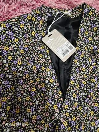 Giacca BzB donna fantasia floreale taglia S