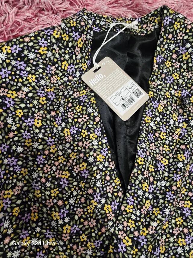 Giacca BzB donna fantasia floreale taglia S