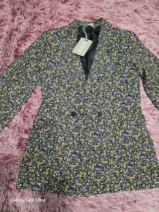 Giacca BzB donna fantasia floreale taglia S