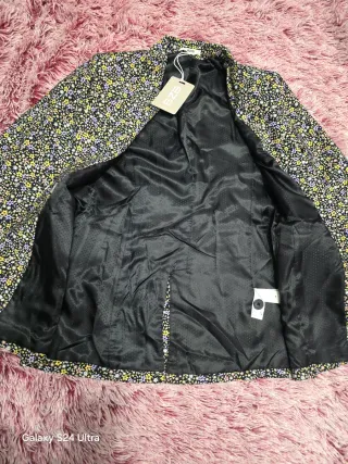 Giacca BzB donna fantasia floreale taglia S