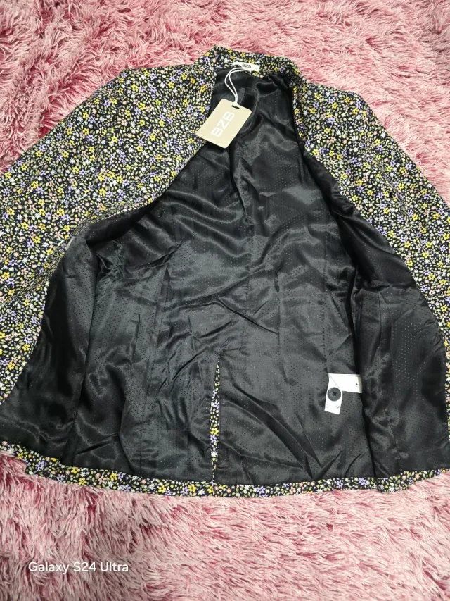 Giacca BzB donna fantasia floreale taglia S
