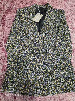 Giacca BzB donna fantasia floreale taglia S