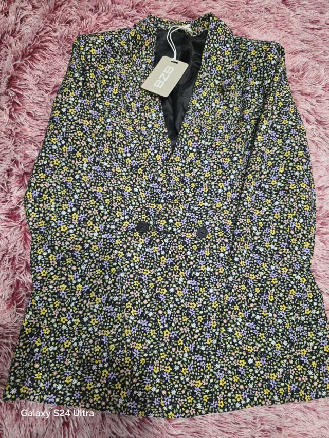 Giacca BzB donna fantasia floreale taglia S