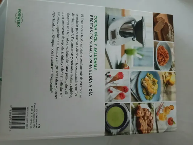 Libro Cocina Fácil y Saludable Thermomix