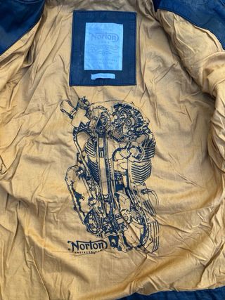 Giacca Norton Donna Pelle Nera XS