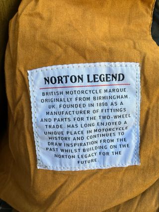 Giacca Norton Donna Pelle Nera XS