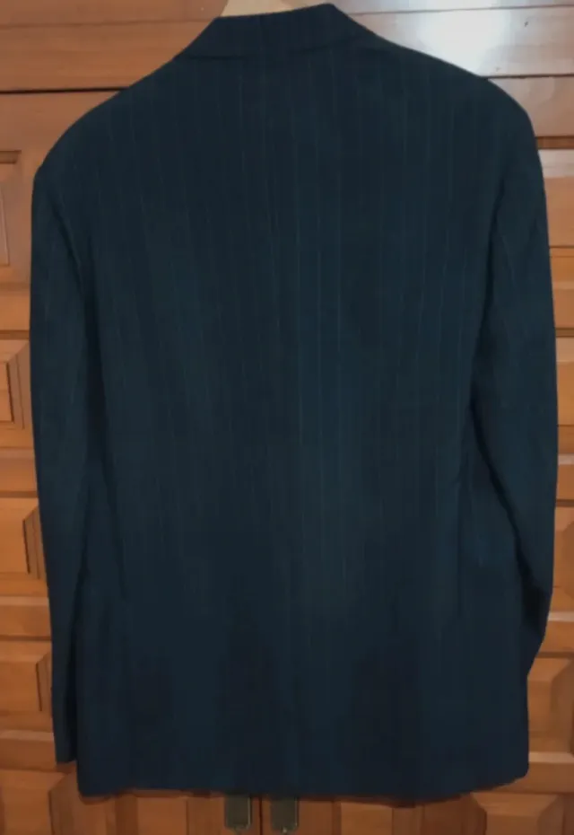 Blazer Rayas Azul Marino Talla 52