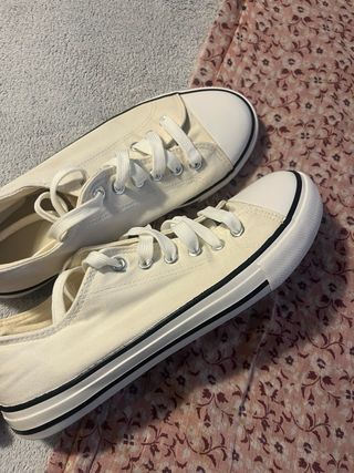 Converse de Lefties Beige/Blanco