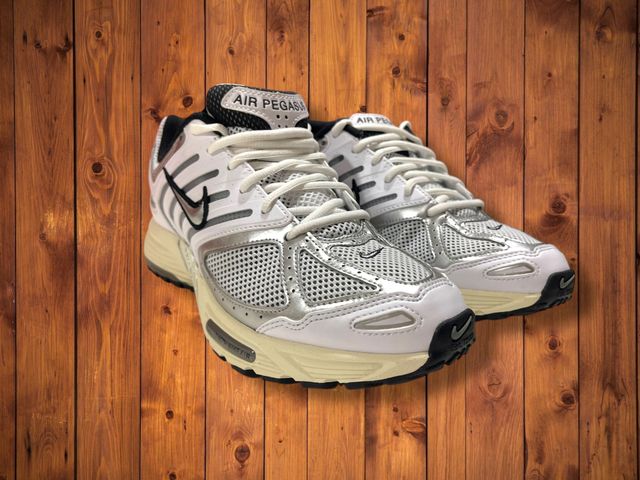 Nike Air Pegasus 2005 Plata Y2K