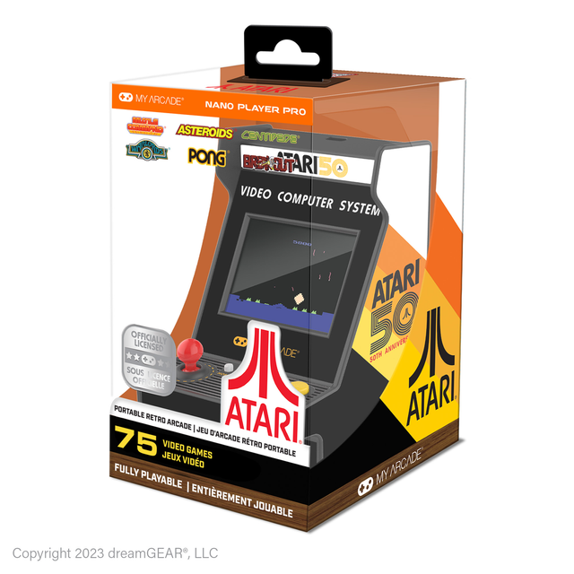Consola Nano Player Atari Classic My Arcade 75 Juegos