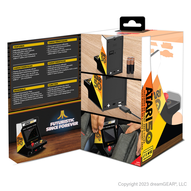 Consola Nano Player Atari Classic My Arcade 75 Juegos