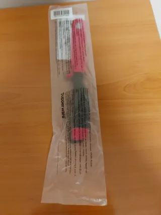 Cuchillo pelador Tupperware rojo y negro