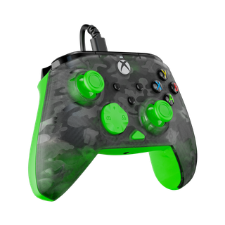 Controller cablato Rematch Core · Ghost Camo Nero e Verde