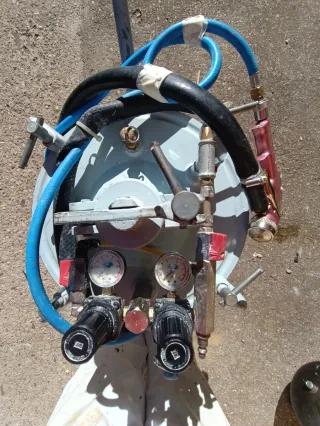 Calderín de Gotelet Jafe,y pistola Jafe.