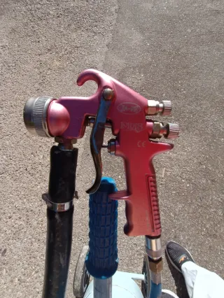 Calderín de Gotelet Jafe,y pistola Jafe.