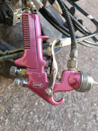 Calderín de Gotelet Jafe,y pistola Jafe.