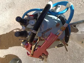 Calderín de Gotelet Jafe,y pistola Jafe.