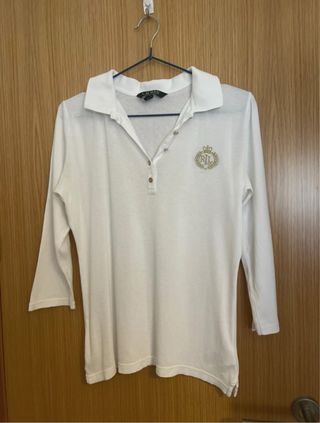 Polo Lauren Ralph Lauren Blanco Talla S
