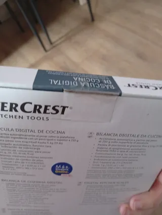 Báscula Cocina Digital SilverCrest