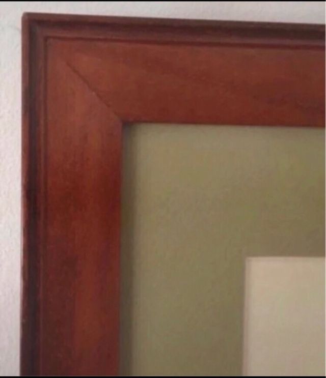 Quadro infantil girafa assinado