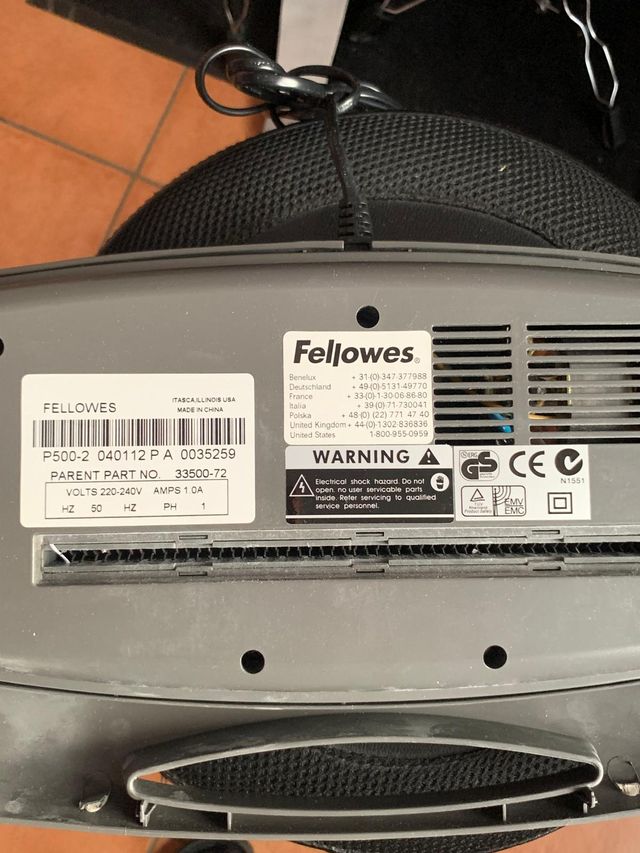 Fellowes P500-2 Tritadocumenti