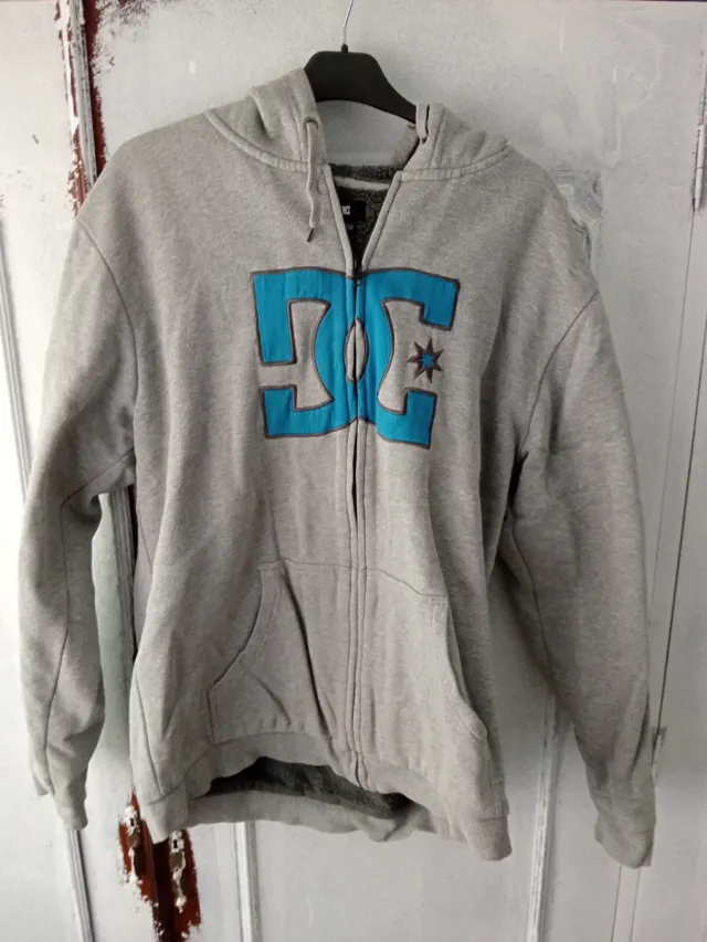 Sudadera DC Gris con Logo