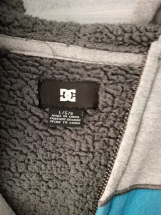 Sudadera DC Gris con Logo