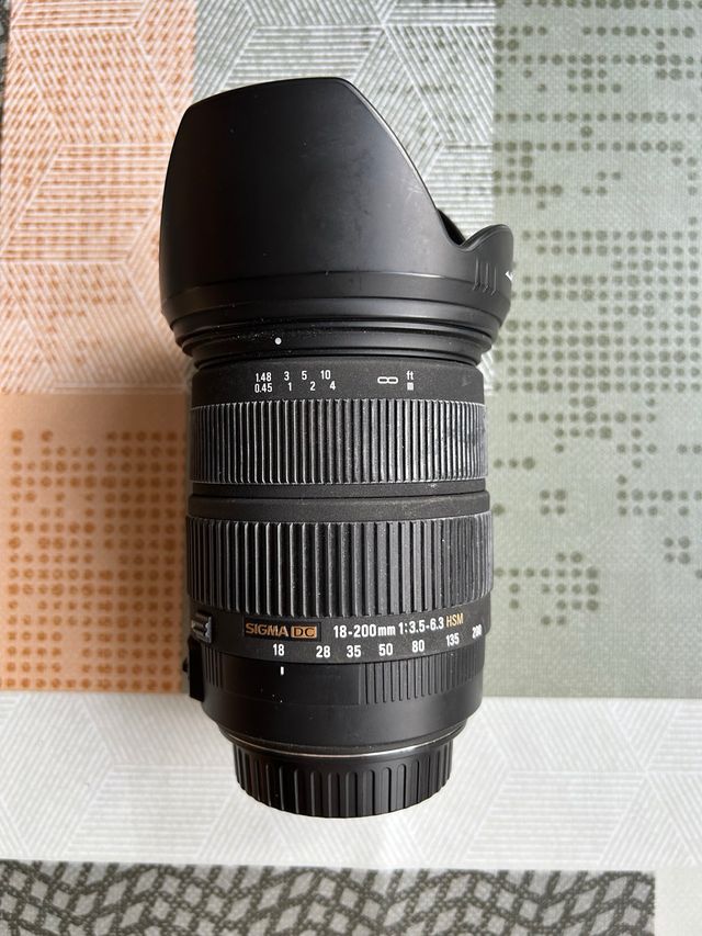 Objetivo Sigma DC 18-200mm f/3.5-6.3 HSM OS