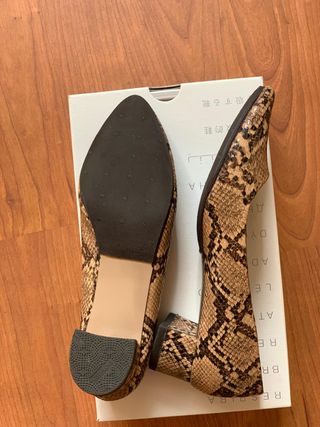 Zapatos Mary Paz Talla 39 Tacón Cuadrado piel