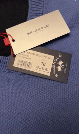 Jersey Spagnolo Pico Azul