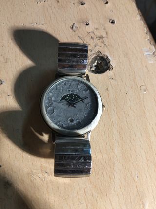 Orologio Fossil Fasi Lunari Grigio Argento
