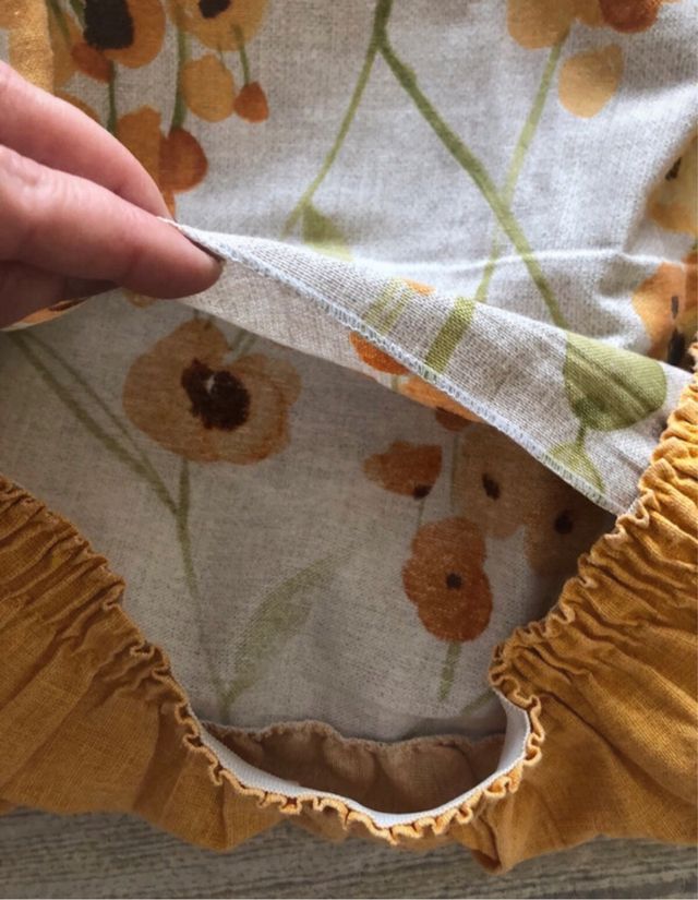 Coprisedie floreali gialli e verdi