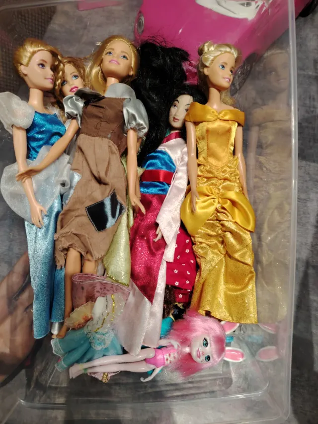 Lote de Barbies y complementos