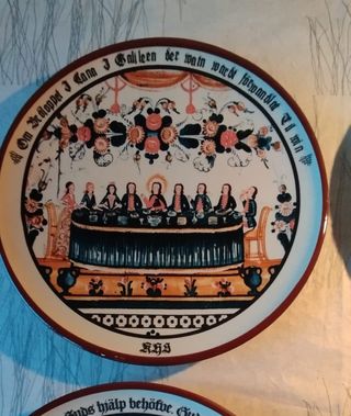 Piatti decorativi Höganäs Allmoge Svezia