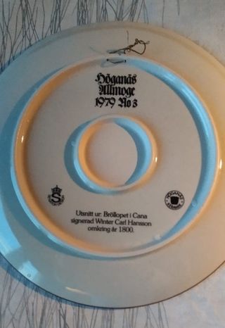 Piatti decorativi Höganäs Allmoge Svezia