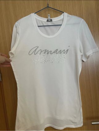 Camiseta Armani Jeans Blanca