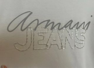 Camiseta Armani Jeans Blanca